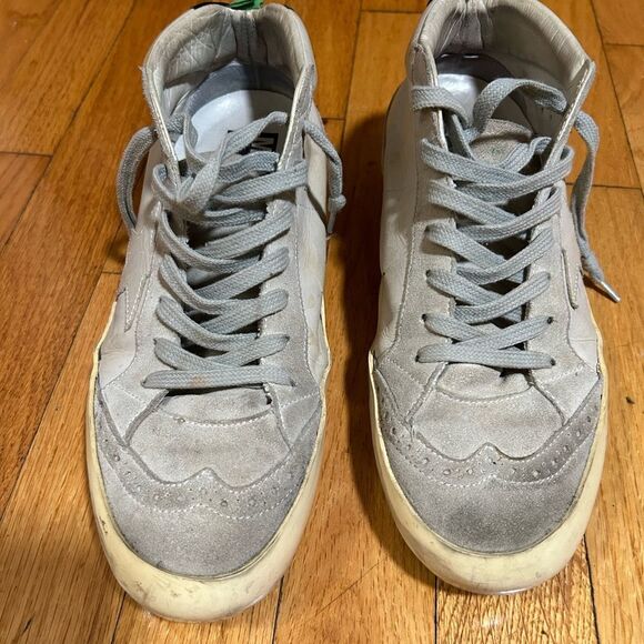 Women  Mid Star Leather Sneaker